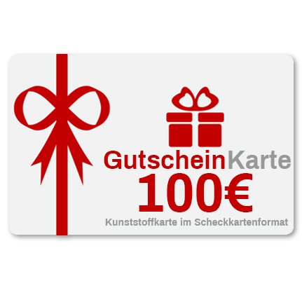 Gutschein-Geschenkkarte im Wert von 75 Euro